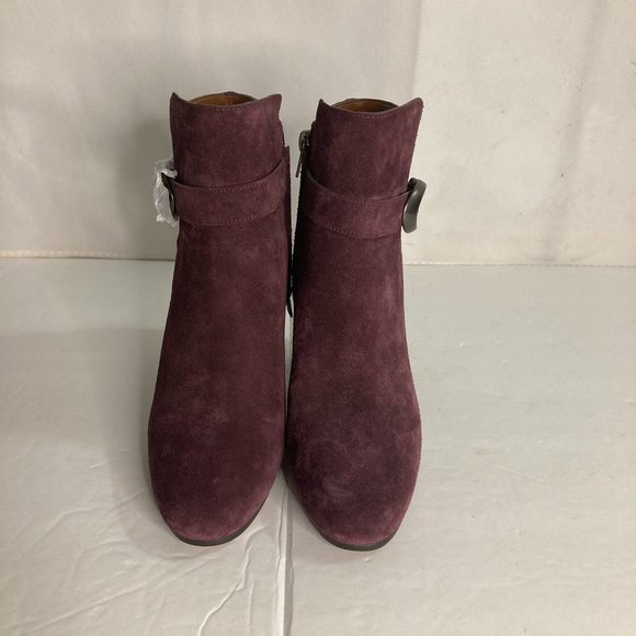 Coach Delaney Signature Buckle Heel Bootie SIZE 5 - Picture 1 of 6